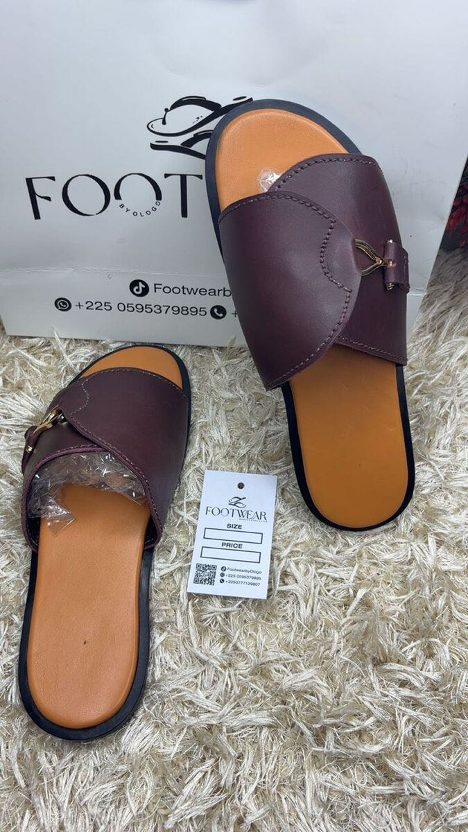 Sandales modernes en cuir