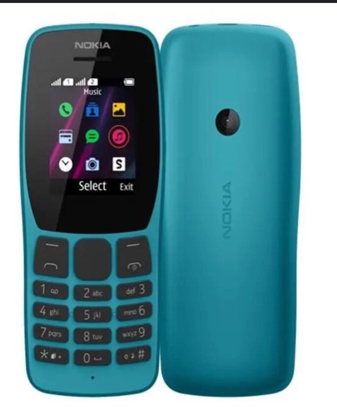 Nokia 110 bleu avec caméra
