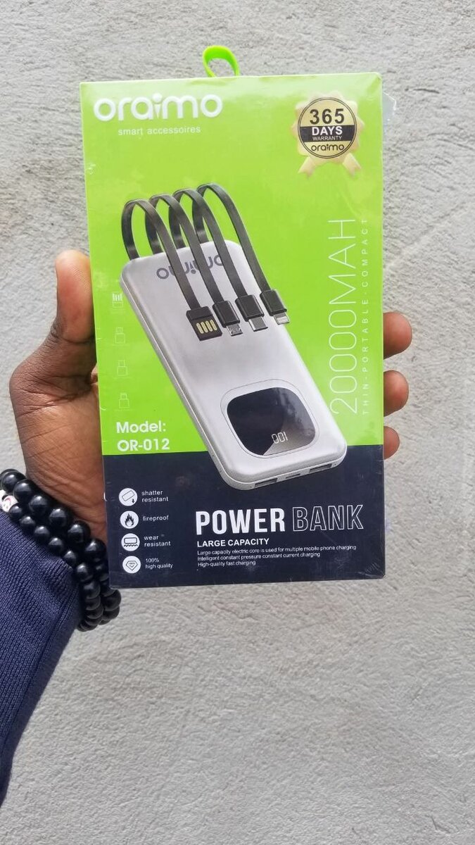 Oraimo power banks 20000mAh promotion