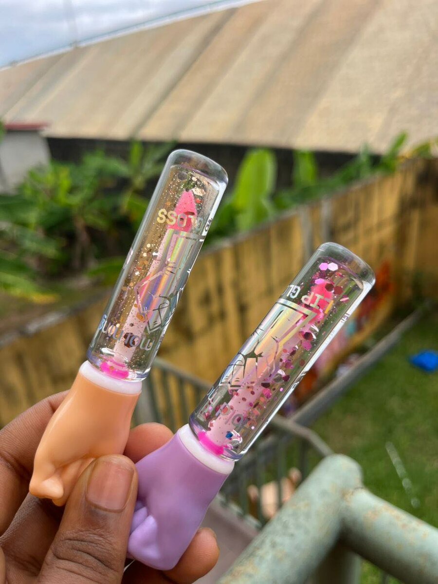 Cute Glitter Lip Gloss Set