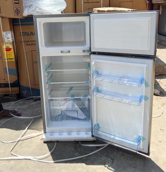 Novo 95 Liters Refrigerator silver colour
