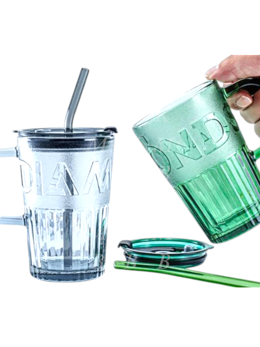 Tasse Verre avec paillettes