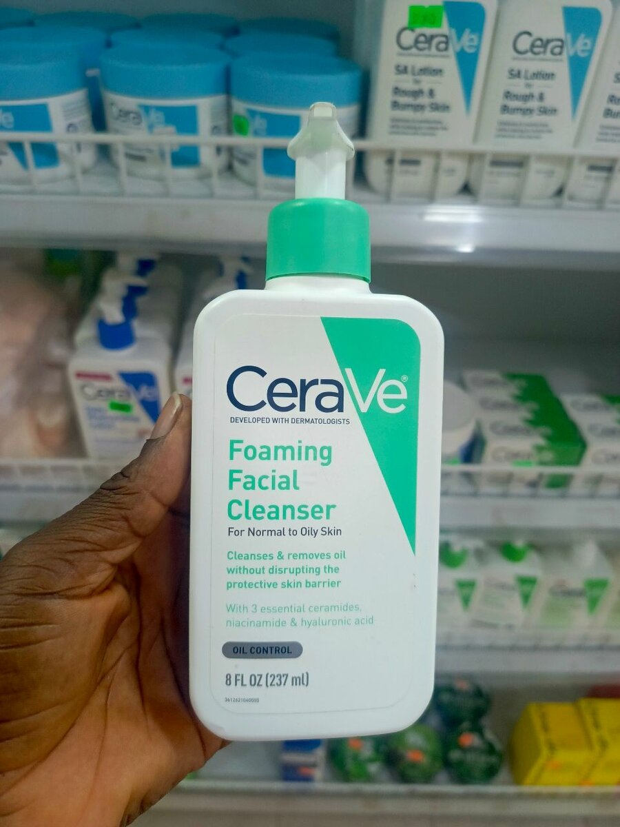 Cerave Foaming Facial Cleanser For Oily Skin-8oz