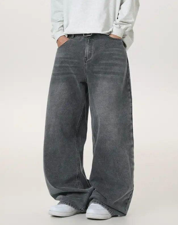 Jeans larges unisex tendance