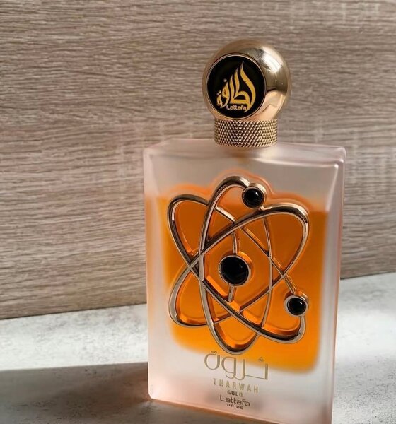 Tharwah gold perfume