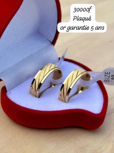 Bagues Alliances Plaqué Or