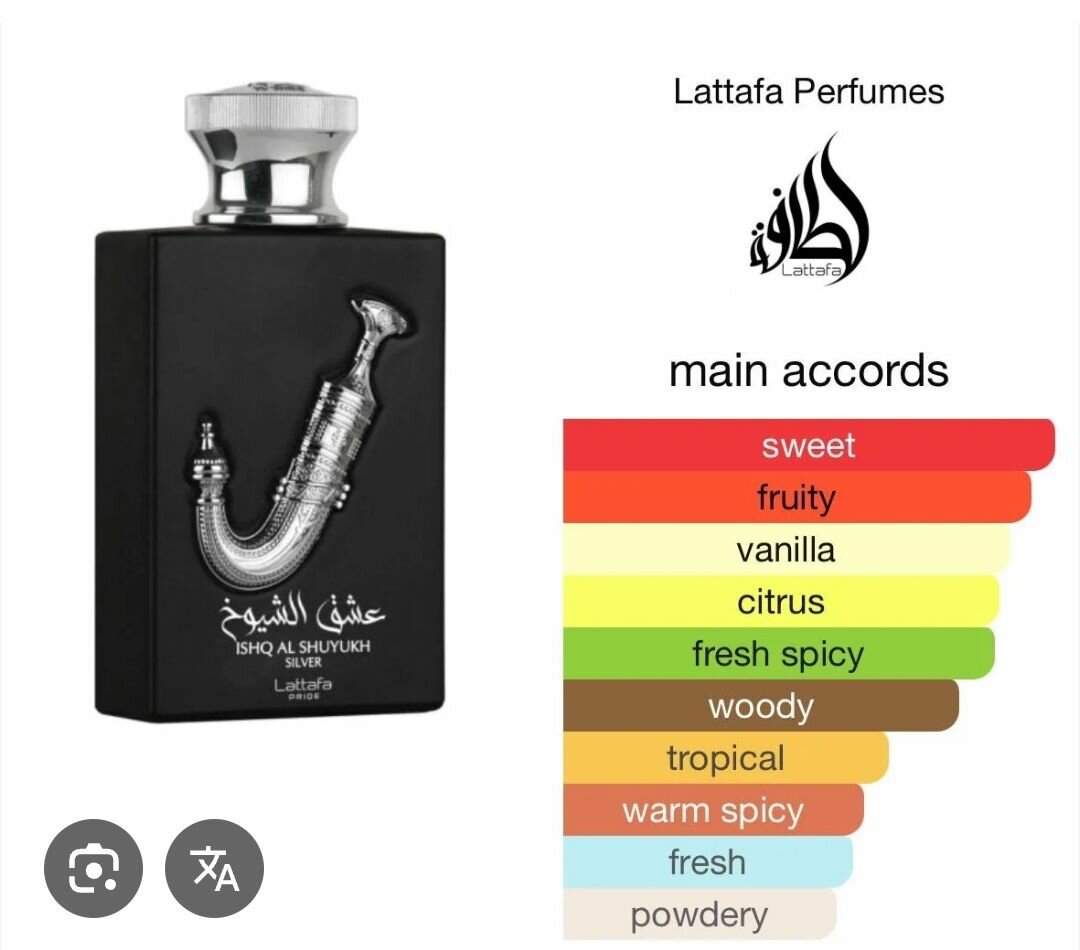 parfum ishq al shuyukh silver