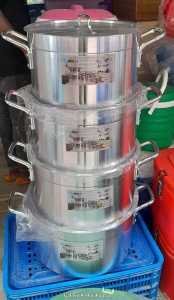 Casseroles en inox 4 pièces