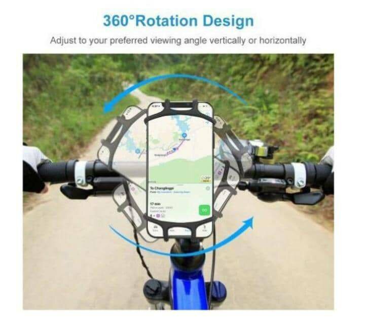 Support téléphone velo