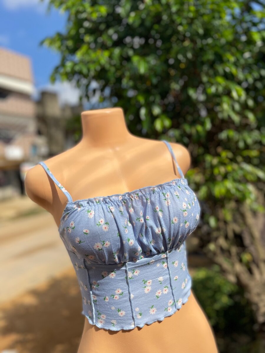 Top court rose pour femme