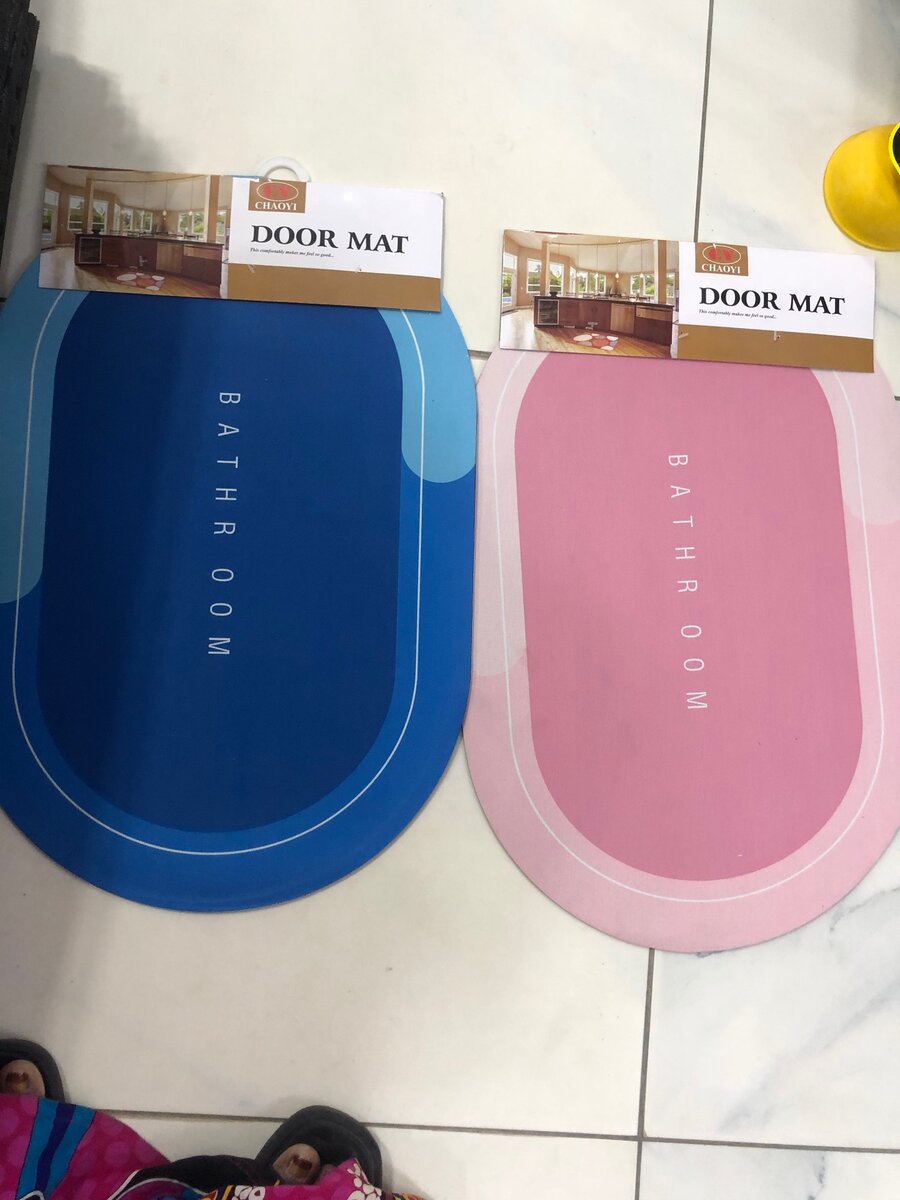 Tapis de douche absorbant