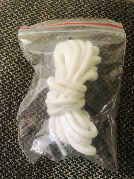 Lacets blancs en polyester durables