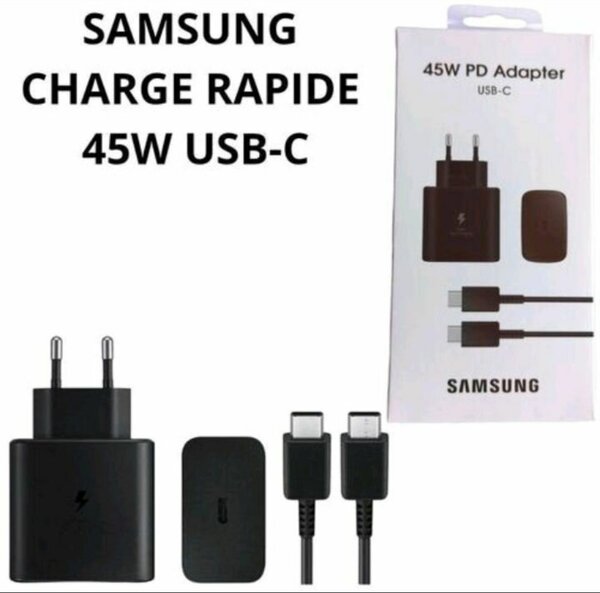 Samsung Chargeur Rapide 45W USB-C