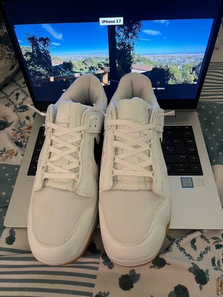 Baskets blanches Nike Sb