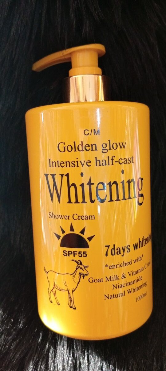 Golden glow shower gel