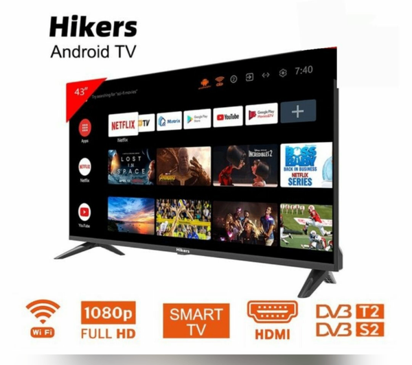 Hikers 43" Frame less Android FHD Smart TV
