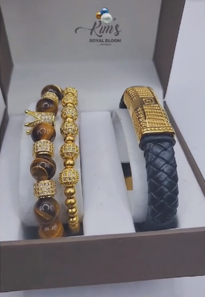 LEATHER BRACELET SIZE: 8INCHC