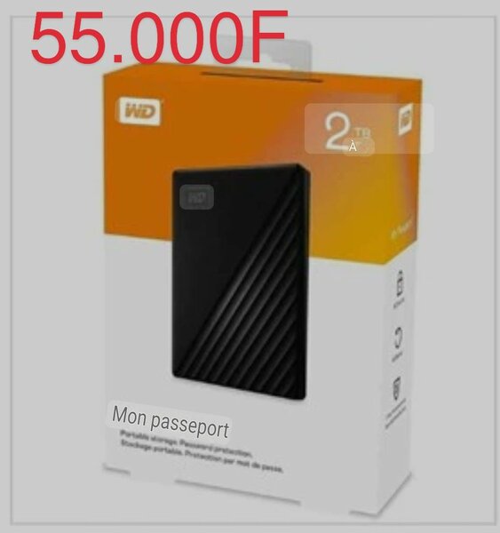 Disque Dur Externe WD 2TB