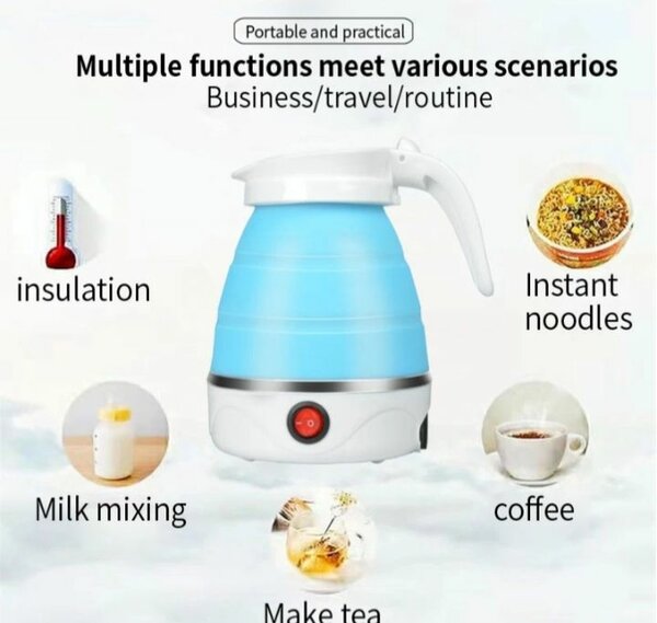 Bouilloire pliable portable