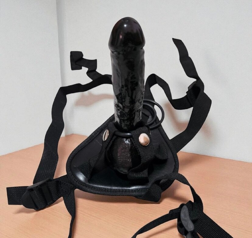 Harnais avec Strapon Réaliste
