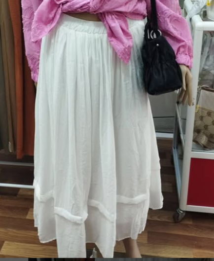 Юбка женская белая