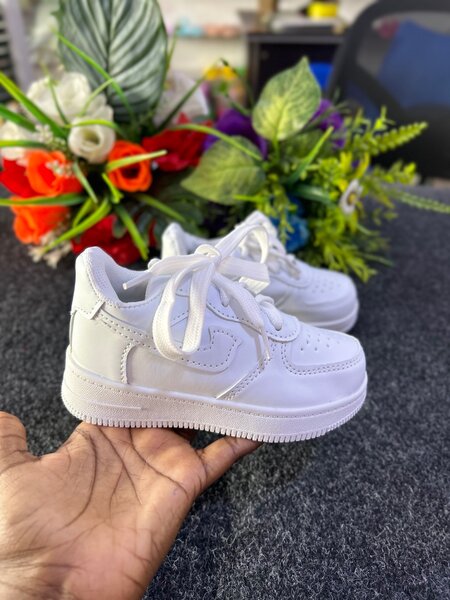 Kids white shoes