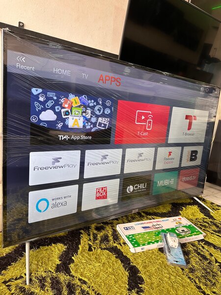 65inches full digital satellite 4k ultra hd led smart TCL TV