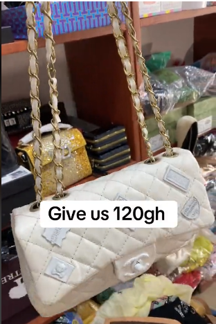 Women's small white bag