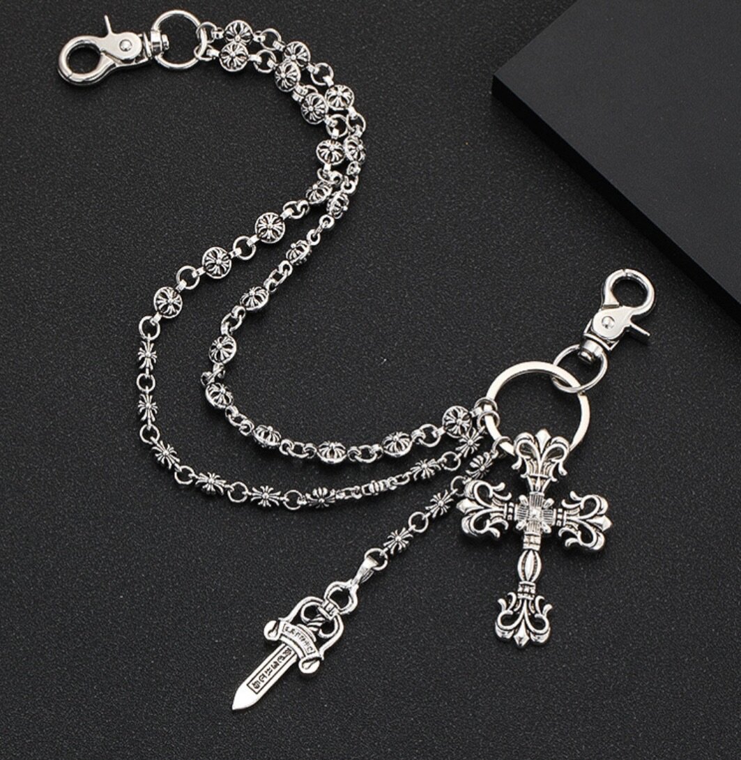 Pant-chaîne chrome Heart