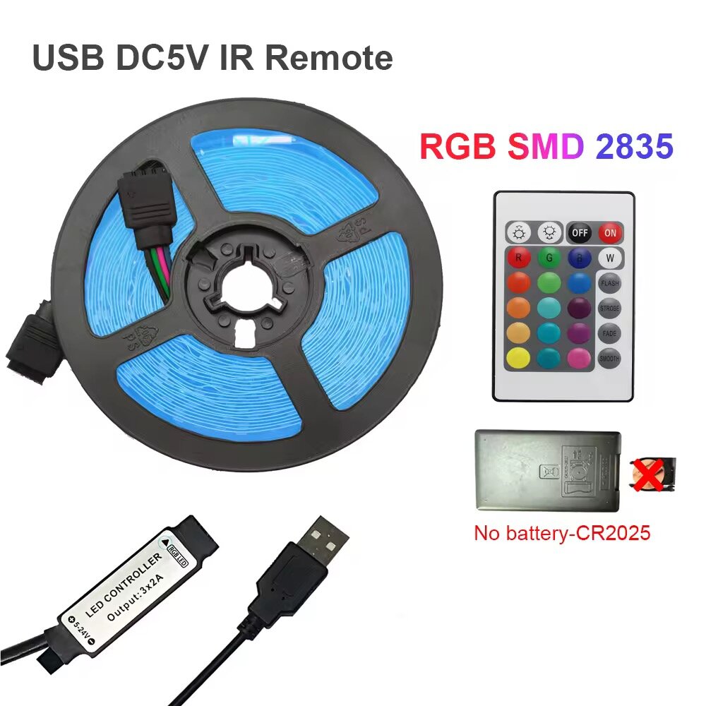 Bande LED RGB avec télécommande