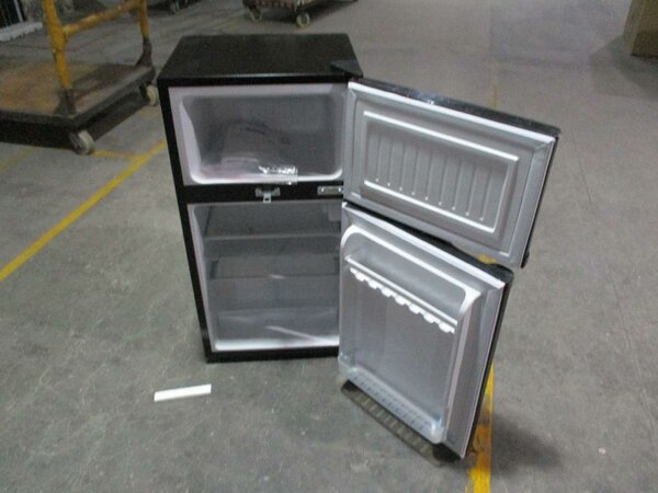80L pearl refrigerator with upper freezer