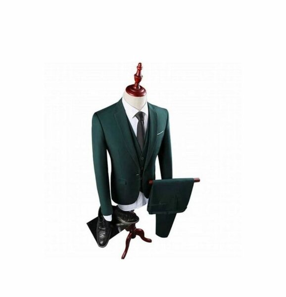 Costume élégant vert pour homme