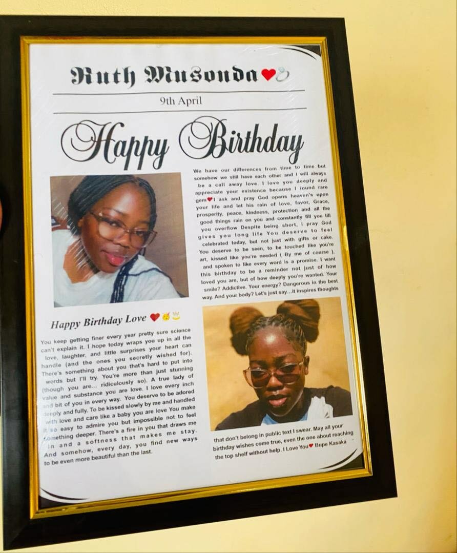 Customized picture frames