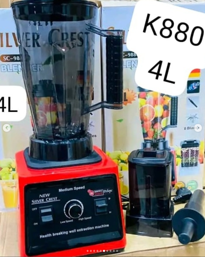 Blender silver crest