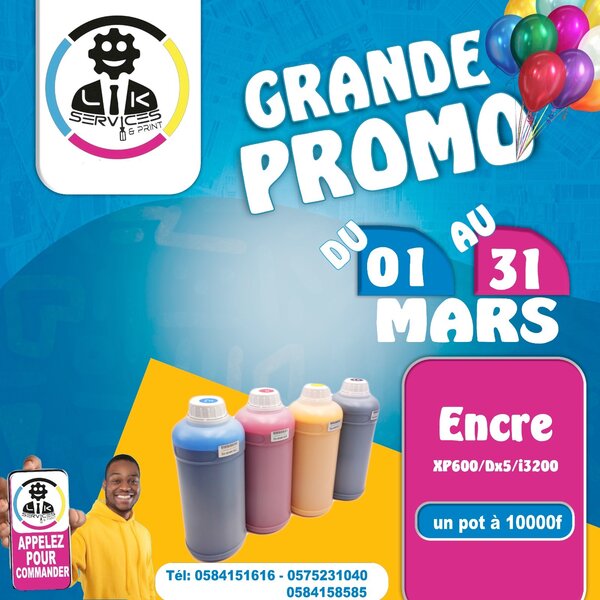 Encre pour imprimerie Numeriqu