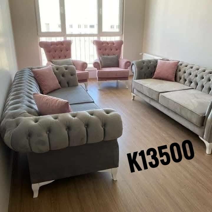A set of beautiful and soft home furniture