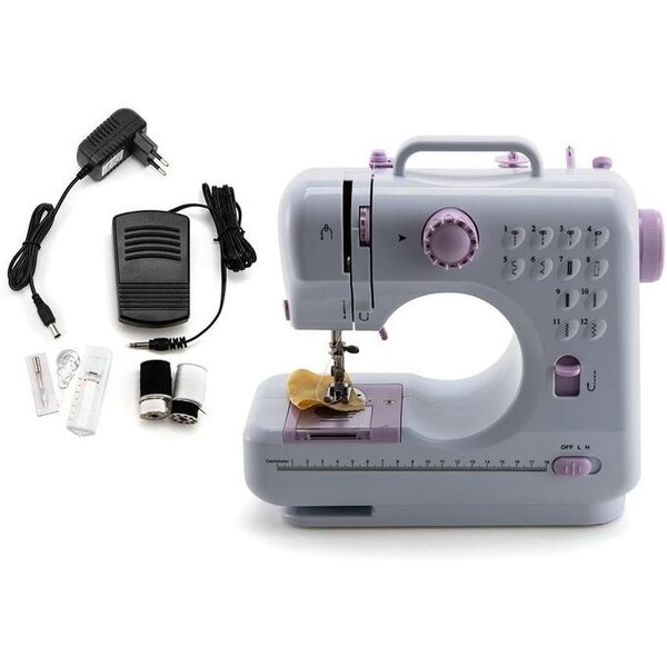 Mini machine à coudre et a Broder 12 points Electrique