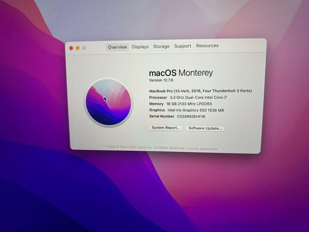 MacBook Pro 2016 +Touch Bar ( Price is Very much Negotiable)