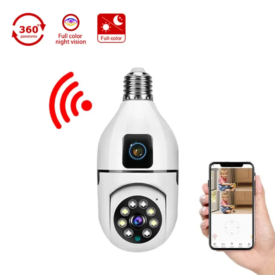 Caméra Bulb WiFi 360° HD