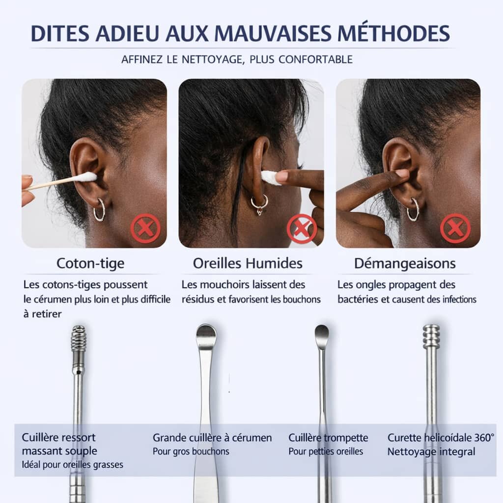 Kit de nettoyage doreilles