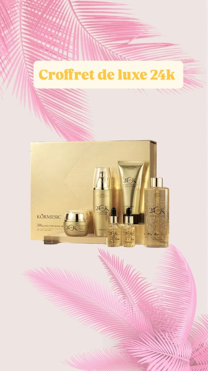 Coffret Soin de Luxe 24K