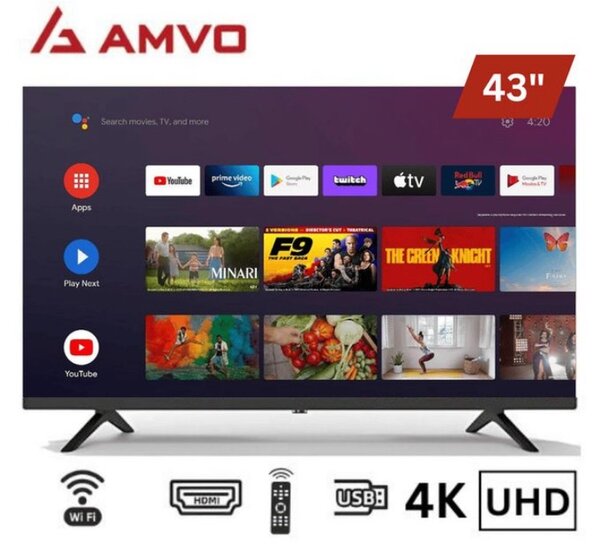 43" Frameless Android Smart FHD LED TV