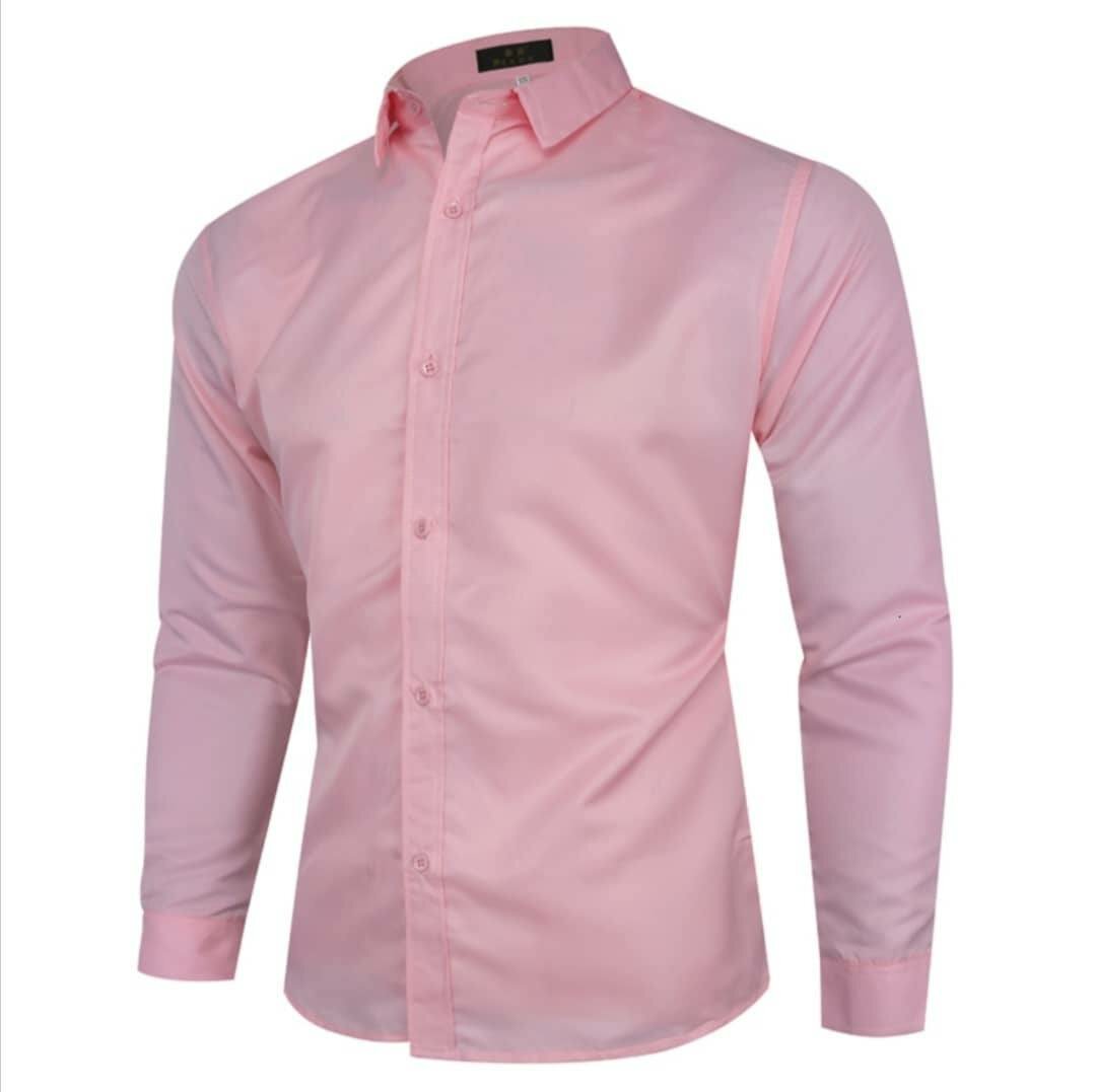 2pieces long sleeve shirt - Pink/Grey