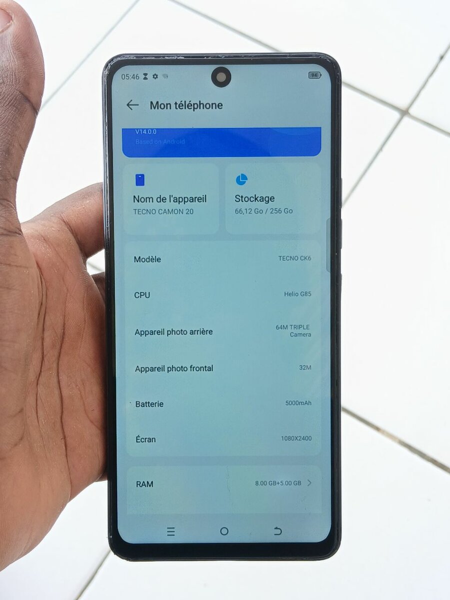 Tecno Camon 20 256giga