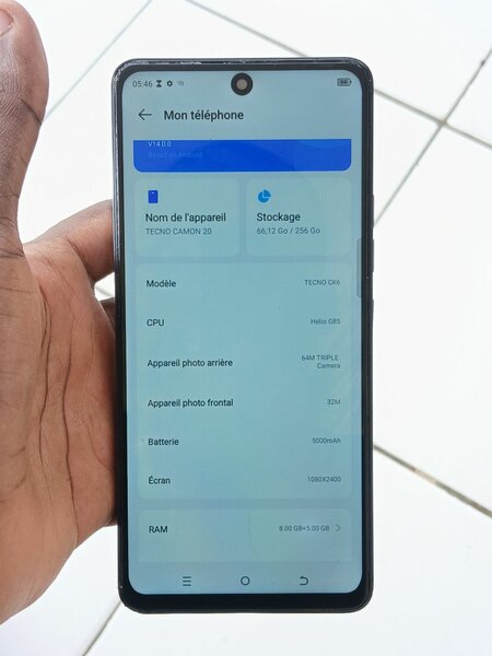 Tecno Camon 20 256giga