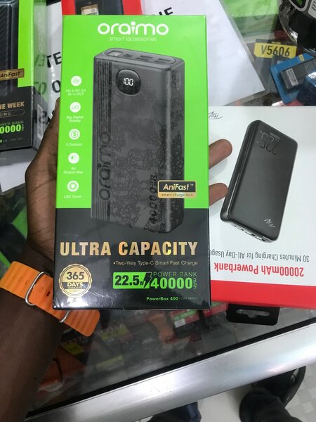 Oraimo powerbanks (40,000mAh)