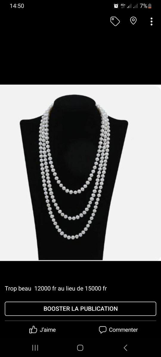 Collier perle