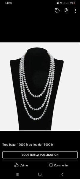 Collier perle