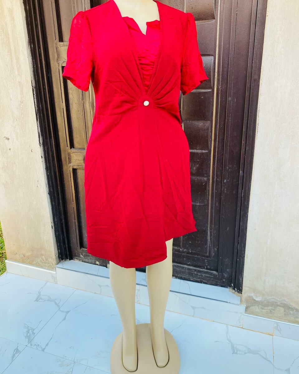 Stylish and high-quality women's dress red