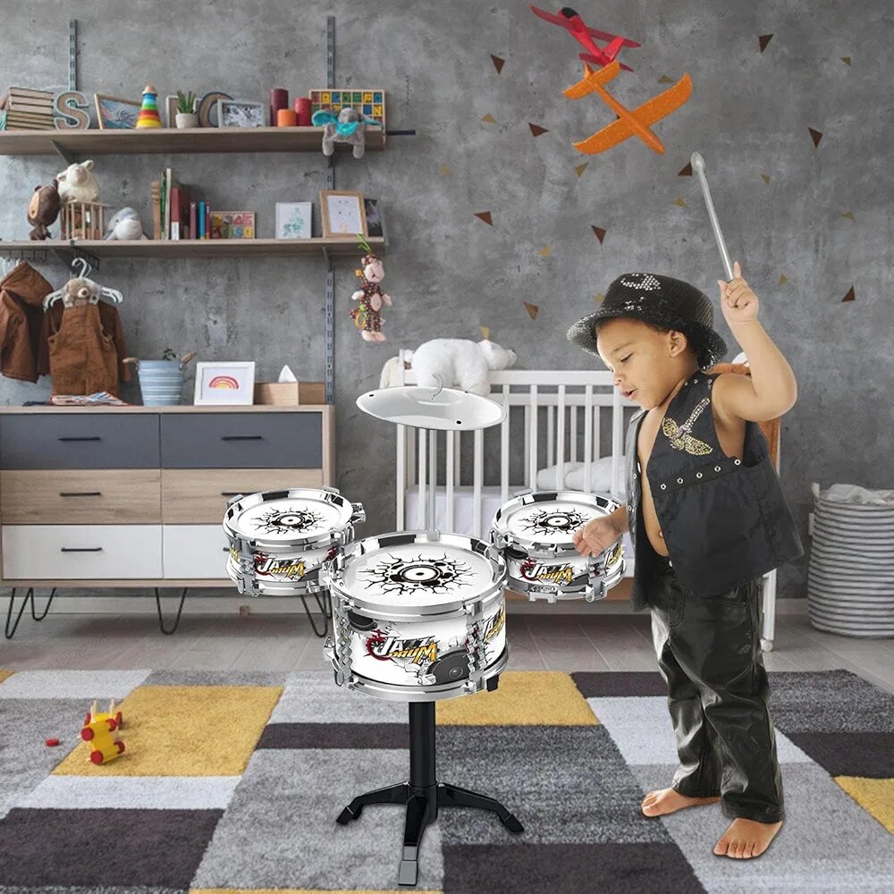 Batterie avec 3 tambours